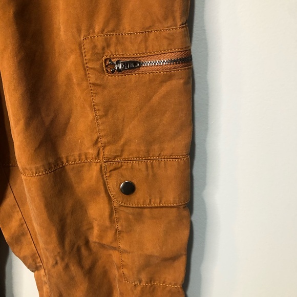Banana Republic Burn Orange Light Weight Cargo Joggers with Pockets - Picture 2 of 7